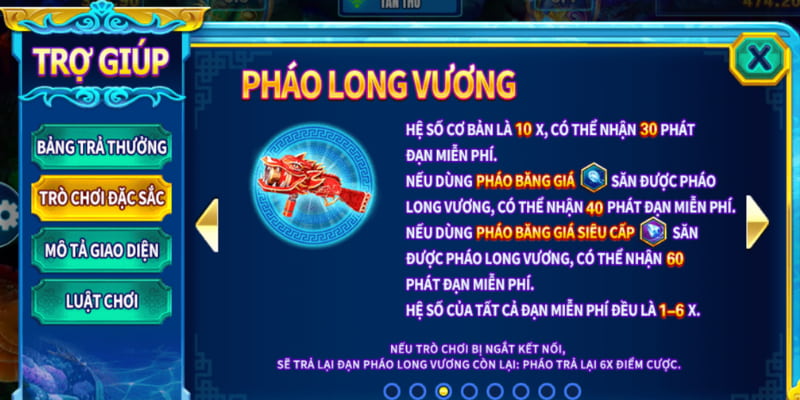 Sử dụng Pháo Long Vương nhận thêm 60 viên đạn miễn phí